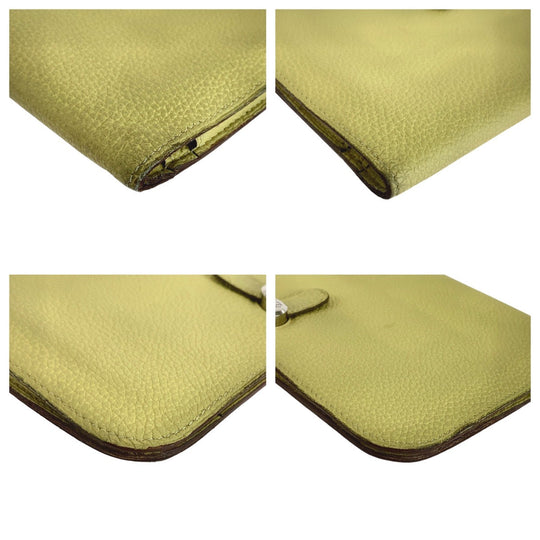 HERMES Long Wallet Purse Togo Jonupussan Long Wallet Purse Long wallet unisex Dogon GM Women Used Authentic