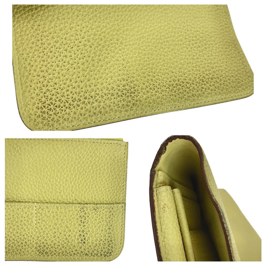 HERMES Long Wallet Purse Togo Jonupussan Long Wallet Purse Long wallet unisex Dogon GM Women Used Authentic