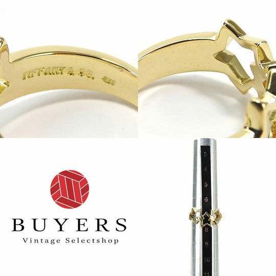 TIFFANY&Co. Ring K18 yellow gold Yellow Gold Triple star