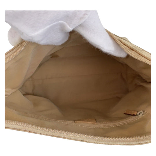 GUCCI Shoulder Bag 001 3386 GG canvas Beige SilverMetal Hobo Shoulder Bag one belt Women Used Authentic