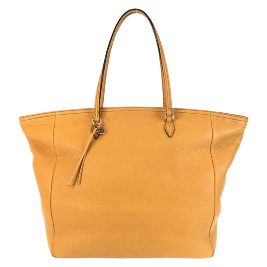 GUCCI Tote Bag 323671 leather Yellow Gold Metal Tote Bag Shoulder Bag Women Used Authentic