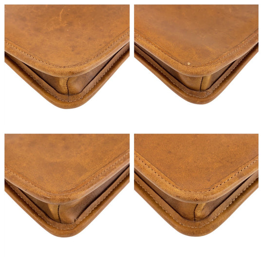 COACH Clutch bag 1339-331 leather Camel Old coach