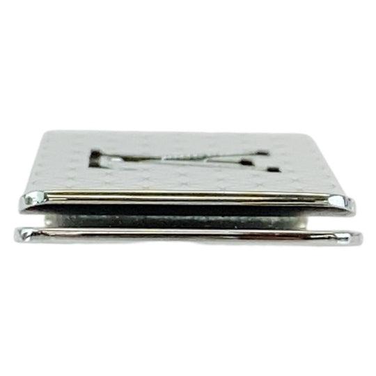 LOUIS VUITTON Money clip M65041 Stainless Steel Silver Bill Clip Champs Elyses mens Used Authentic