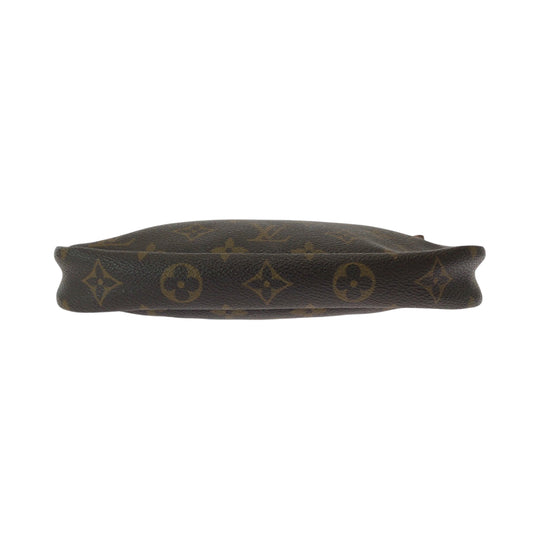 LOUIS VUITTON Handbag M51980 PVC Brown Gold Metal Handbag accessory pouch Monogram Women Used Authentic