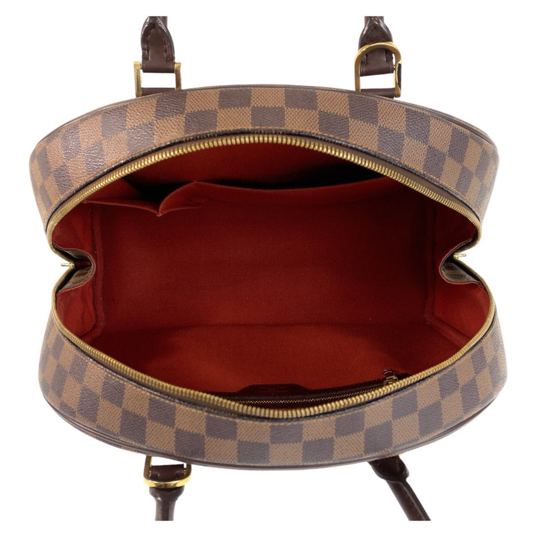 LOUIS VUITTON Handbag N41455 PVC Brown Gold Metal Handbag Boston Duffel bag Damier Nolita Women Used Authentic