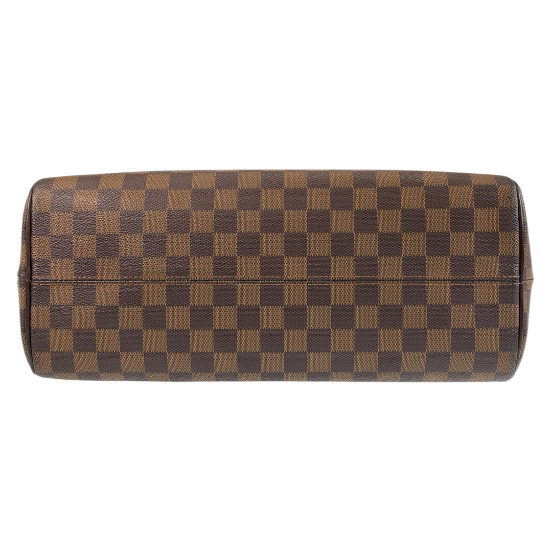 LOUIS VUITTON Handbag N41455 PVC Brown Gold Metal Handbag Boston Duffel bag Damier Nolita Women Used Authentic
