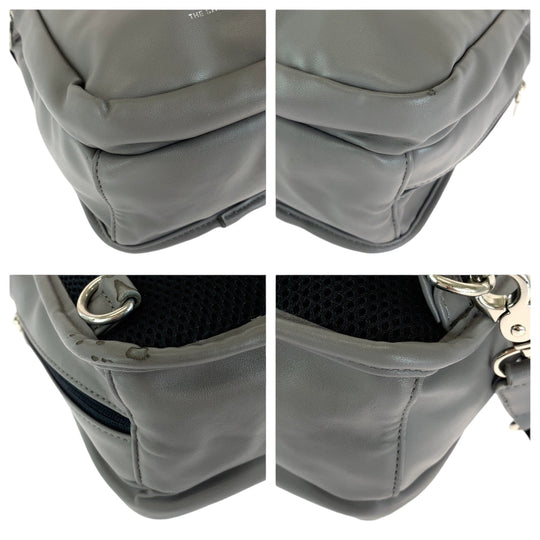 TAKEO KIKUCHI Sling bag leather gray