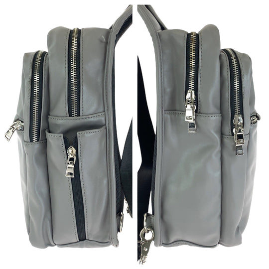 TAKEO KIKUCHI Sling bag leather gray