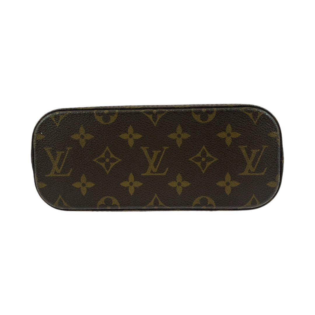 LOUIS VUITTON Handbag M51172 PVC Brown Gold Metal Handbag Tote Bag Monogram VavinPM Women Used Authentic