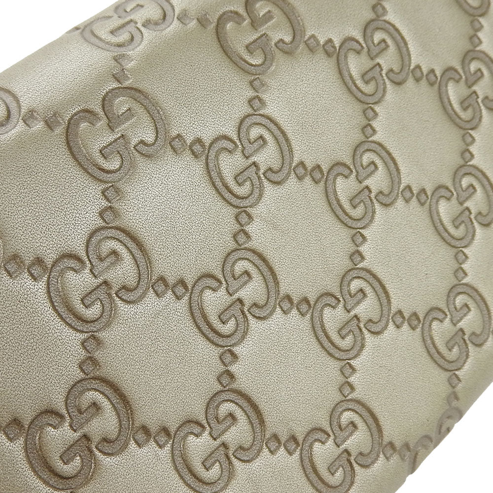 GUCCI Long Wallet Purse 251861 Sima leather gold Guccisima