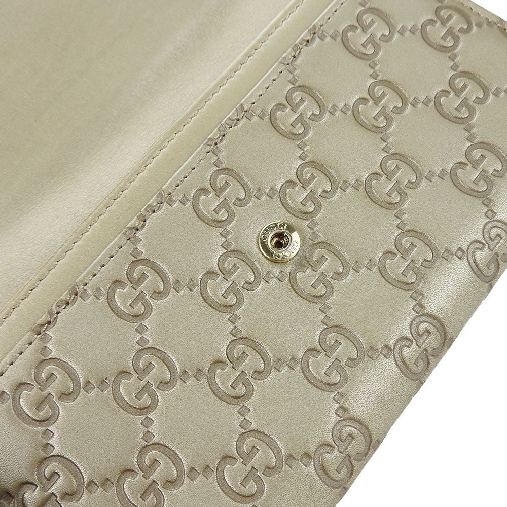 GUCCI Long Wallet Purse 251861 Sima leather gold Guccisima