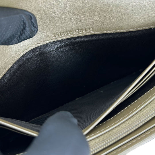 GUCCI Long Wallet Purse 251861 Sima leather gold Guccisima