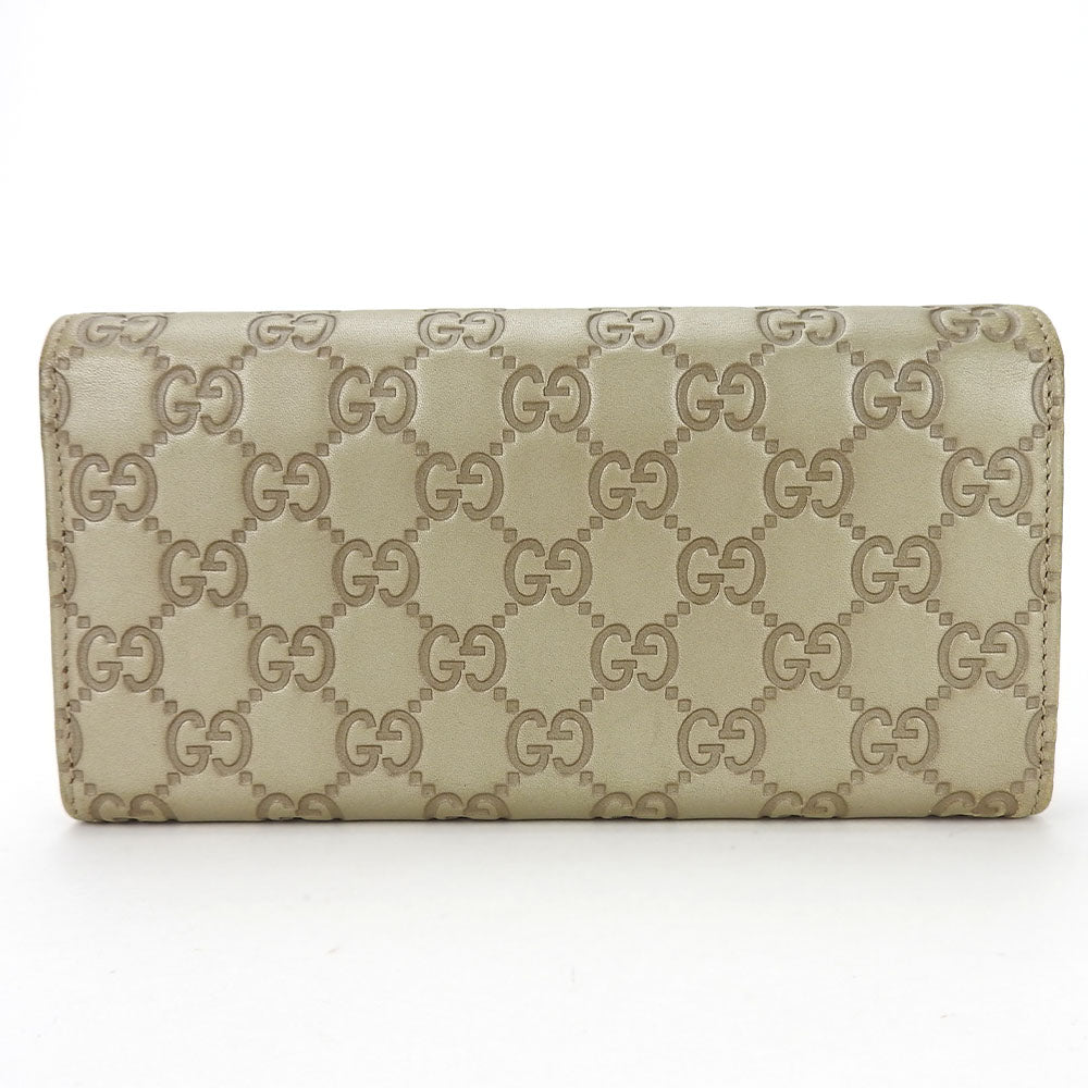 GUCCI Long Wallet Purse 251861 Sima leather gold Guccisima