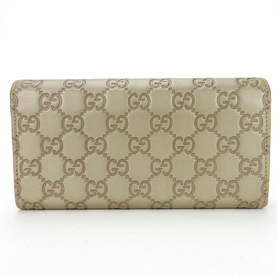 GUCCI Long Wallet Purse 251861 Sima leather gold Guccisima