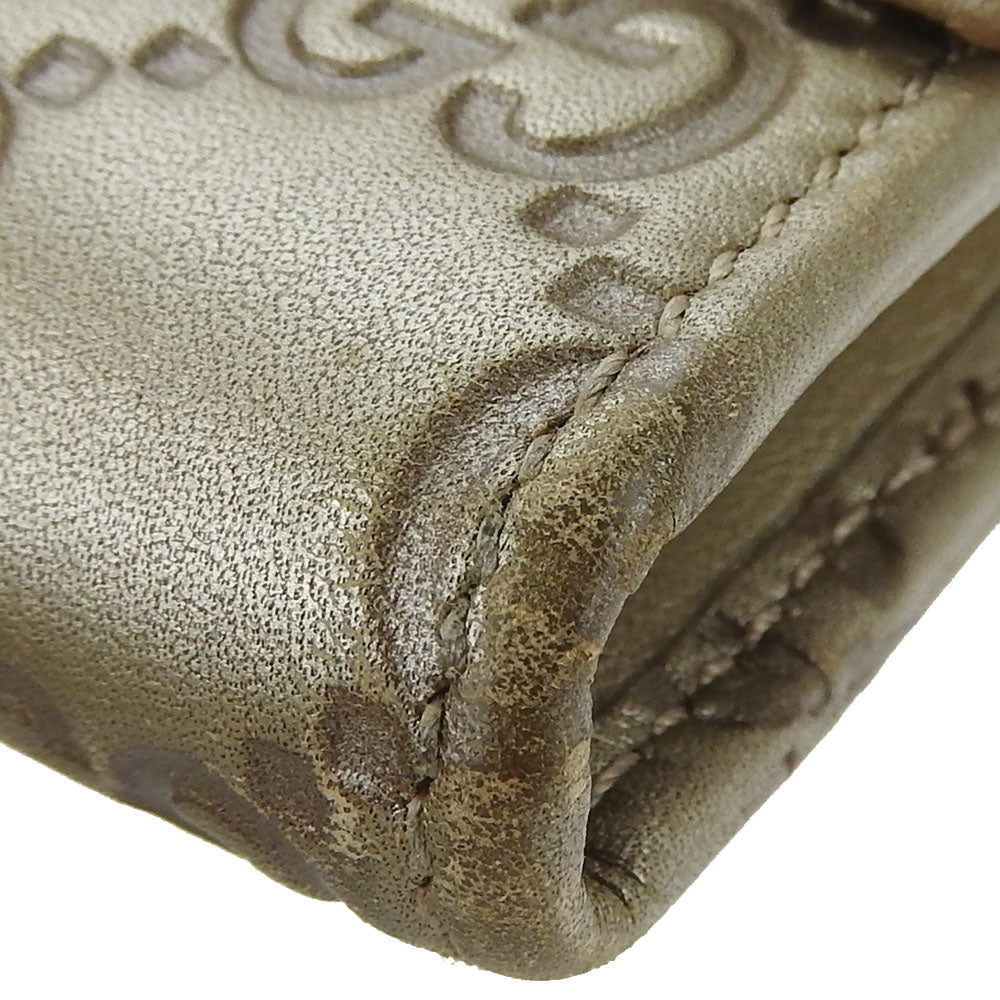 GUCCI Long Wallet Purse 251861 Sima leather gold Guccisima