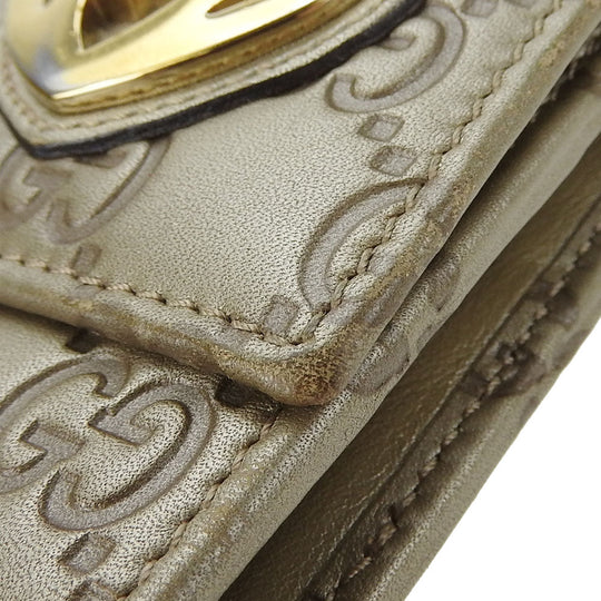 GUCCI Long Wallet Purse 251861 Sima leather gold Guccisima