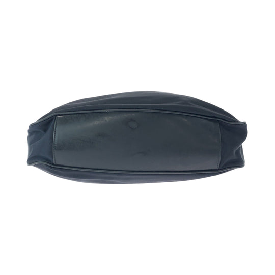 GUCCI Shoulder Bag 001 1705 1577 canvas Dark navy brown Shoulder Bag Handbag 2way Bamboo Women Used Authentic