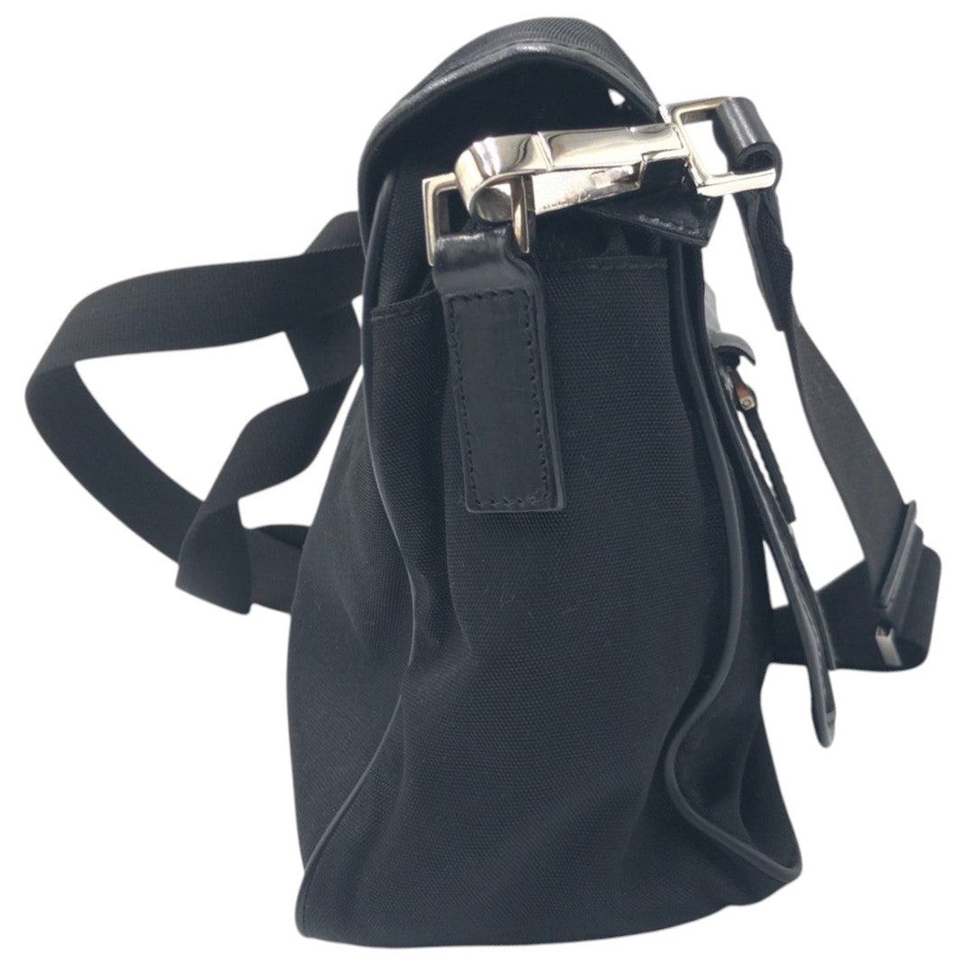 GUCCI Shoulder Bag canvas Black black Shoulder Bag Messenger Bag Unisex mens Used Authentic