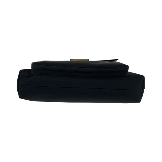 GUCCI Shoulder Bag Canvas, Leather Black SilverMetal One Shoulder Bag Pochette mens Used Authentic