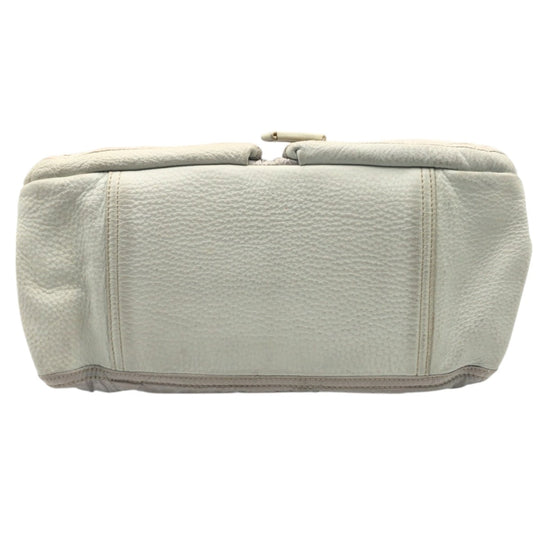 PRADA Handbag Nylon White SilverMetal Handbag Shoulder Bag PRADA Sports Women Used Authentic