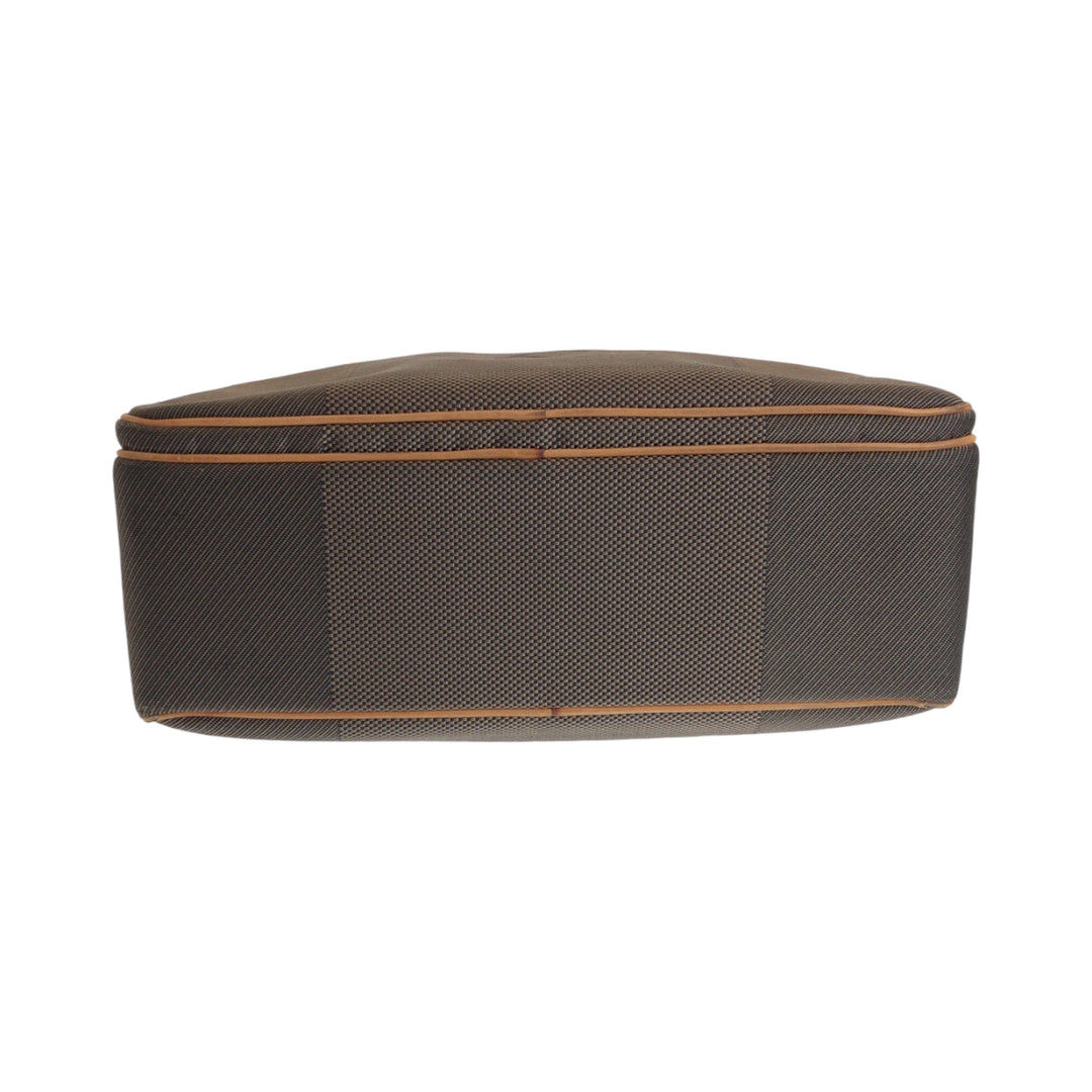 LOUIS VUITTON Briefcase N58035 canvas Brown Silver Metal Briefcase handbag Damier Geant Associate GM mens Used Authentic