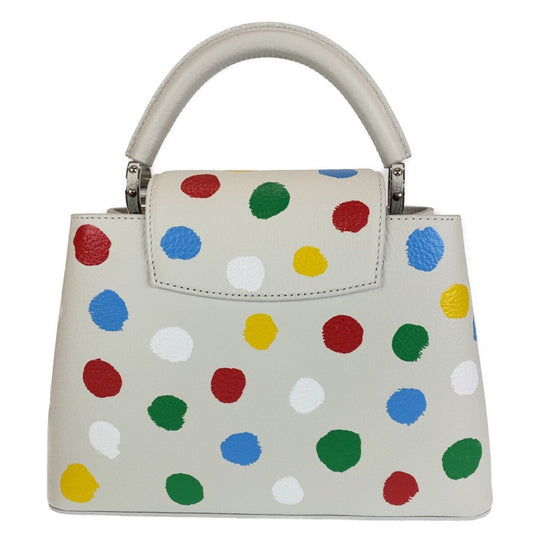 LOUIS VUITTON Handbag M21637 leather multicolor Handbag Shoulder Bag 2way LVxYK Capucines BB Yayoi Kusama Painted Dot Women Used Authentic