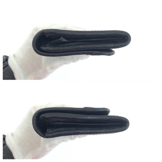 Chloe Long Wallet Purse leather black