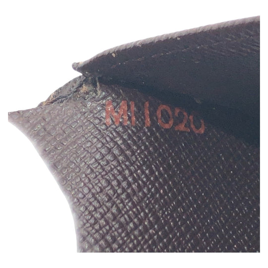 LOUIS VUITTON Bifold Wallet M61664 PVC Brown Folding wallet Compact wallet Damier Portefeuille Viennoiserie Women Used Authentic