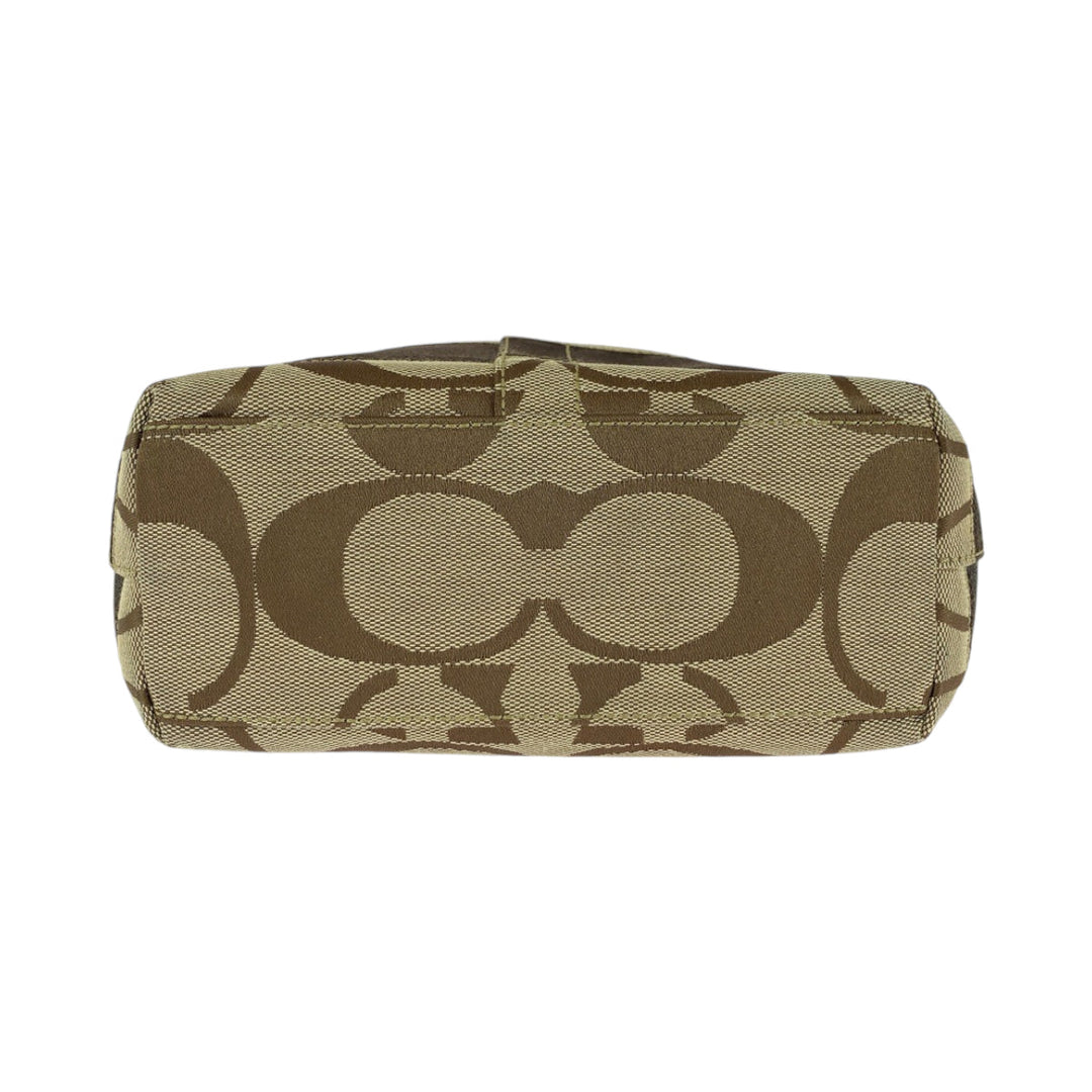 COACH Tote Bag 10123 canvas Brown Signature