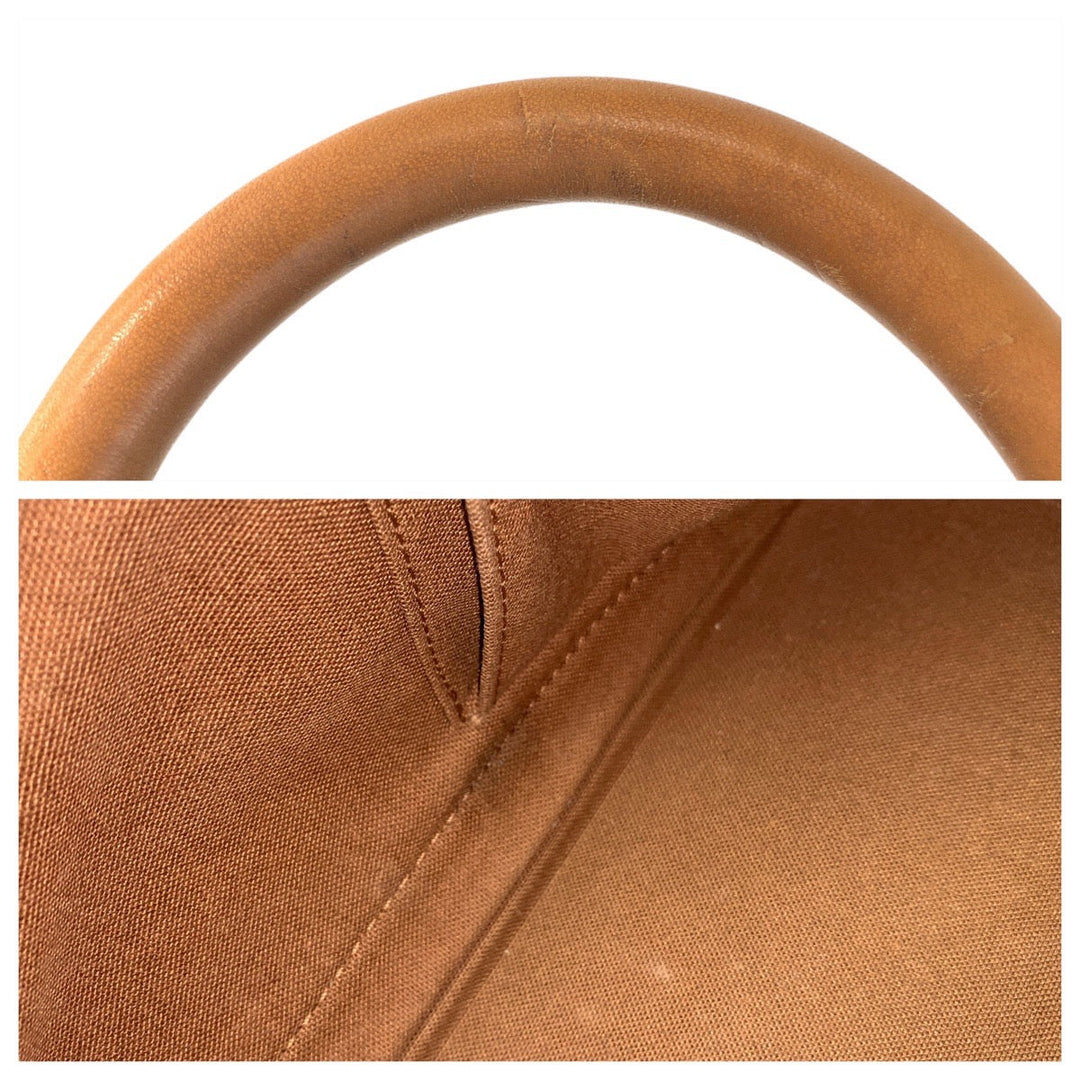 LOUIS VUITTON Handbag M53151 PVC, Leather Brown Gold Metal Handbag Monogram Alma PM Women Used Authentic