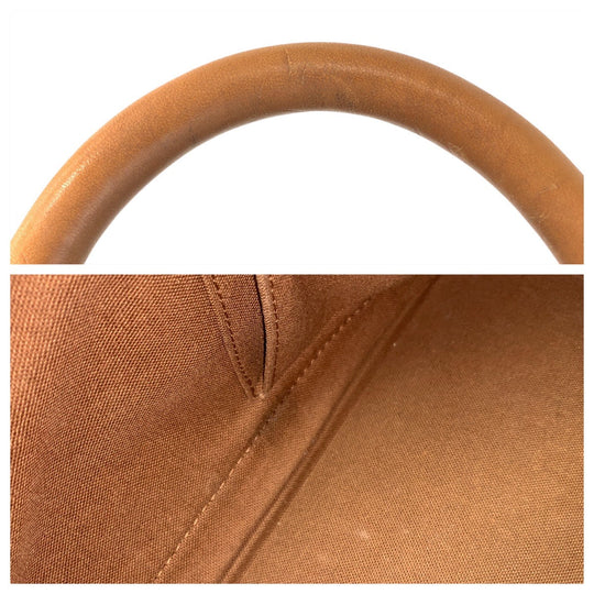 LOUIS VUITTON Handbag M53151 PVC, Leather Brown Gold Metal Handbag Monogram Alma PM Women Used Authentic