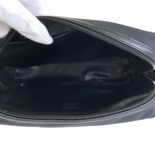 VERSACE business bag canvas black