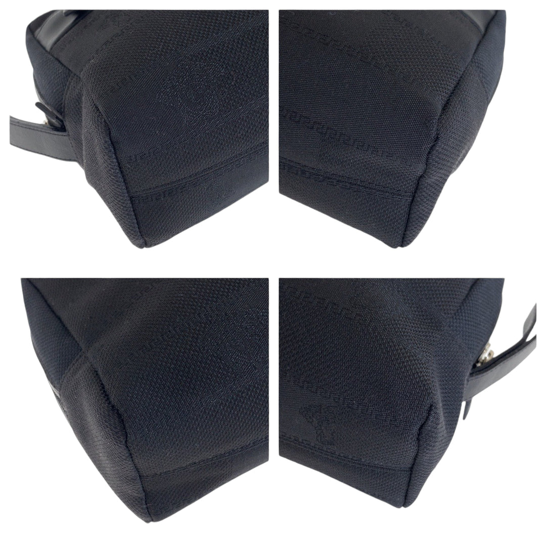 VERSACE business bag canvas black