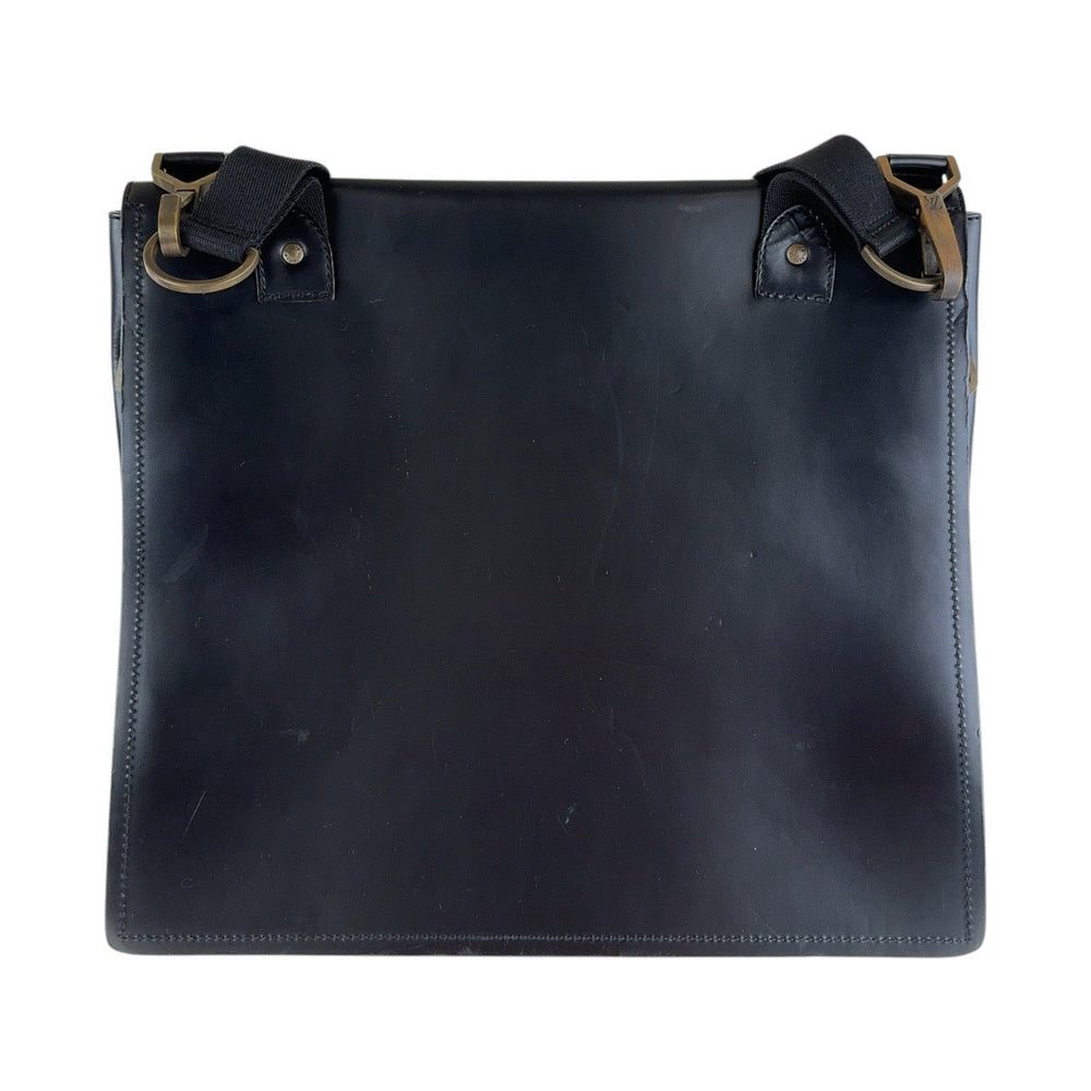 LOUIS VUITTON Shoulder Bag M92224 leather Black Gold Metal Shoulder Bag Messenger bag Liege Ussac mens Used Authentic