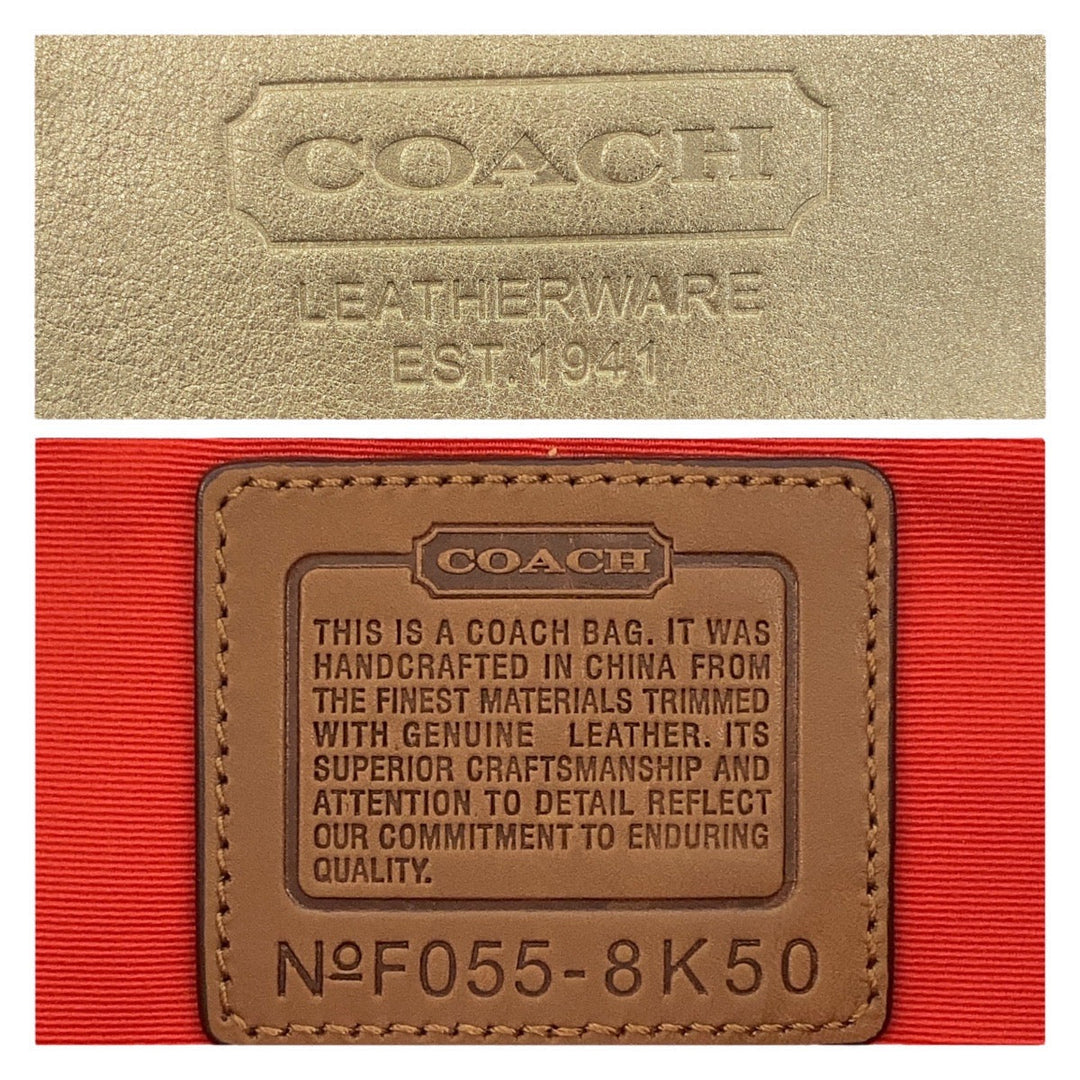 COACH Tote Bag canvas beige Signature