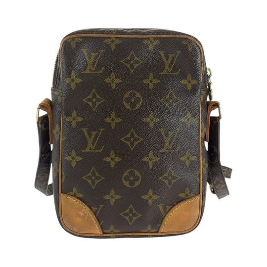 LOUIS VUITTON Shoulder Bag M45266 PVC, Leather Brown Gold Metal Crossbody Shoulder Bag Messenger Bag Monogram Dunouve Women Used Authentic