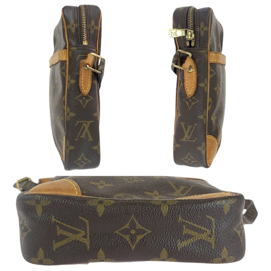 LOUIS VUITTON Shoulder Bag M45266 PVC, Leather Brown Gold Metal Crossbody Shoulder Bag Messenger Bag Monogram Dunouve Women Used Authentic