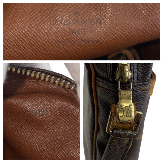 LOUIS VUITTON Shoulder Bag M45266 PVC, Leather Brown Gold Metal Crossbody Shoulder Bag Messenger Bag Monogram Dunouve Women Used Authentic
