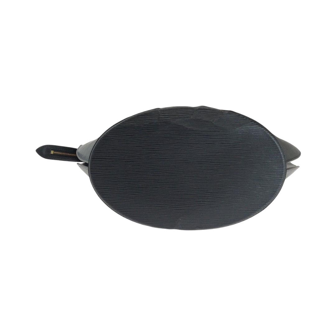 LOUIS VUITTON Tote Bag M52272 Epi Leather Black Gold Metal Tote Bag Shoulder Bag Handbag Epi Sun jack Women Used Authentic