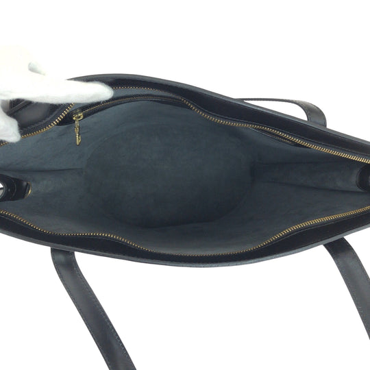 LOUIS VUITTON Tote Bag M52272 Epi Leather Black Gold Metal Tote Bag Shoulder Bag Handbag Epi Sun jack Women Used Authentic