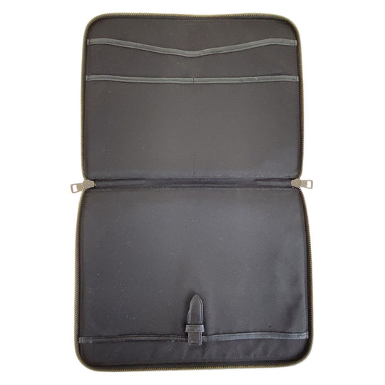COACH Clutch bag leather Navy