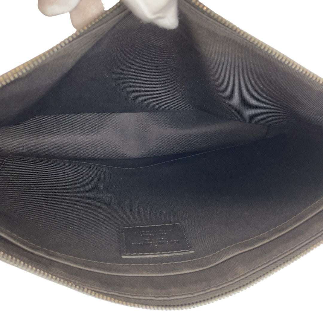 LOUIS VUITTON Clutch bag M63271 PVC Brown Clutch bag business bag Monogram Glaze pochette cosmos mens Used Authentic