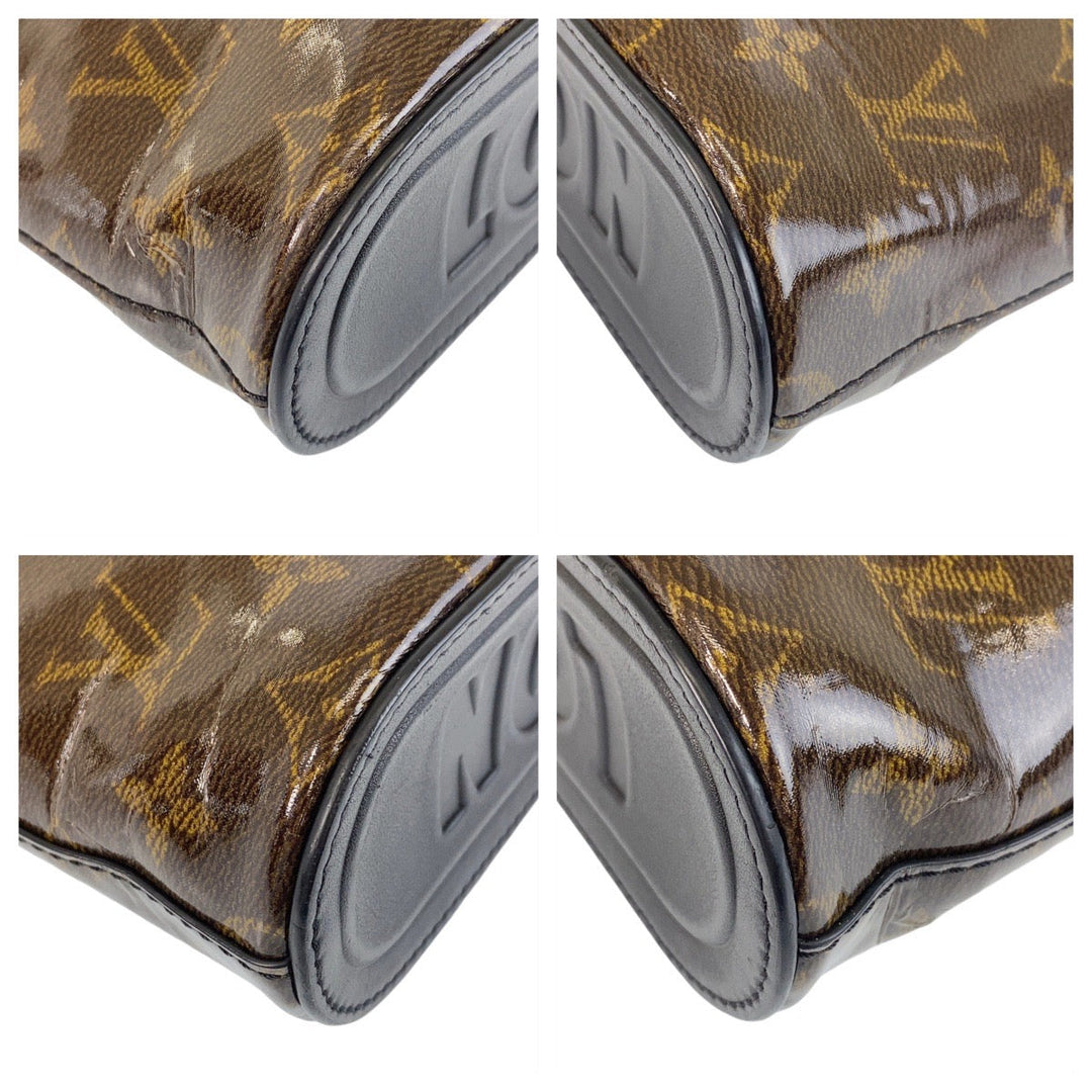 LOUIS VUITTON Clutch bag M63271 PVC Brown Clutch bag business bag Monogram Glaze pochette cosmos mens Used Authentic
