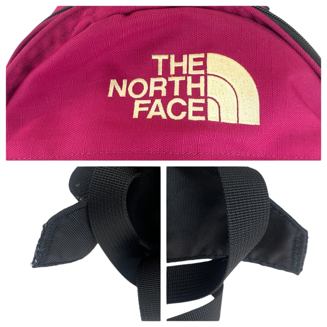 THE NORTH FACE Backpack canvas pink BORDER LINE 30L logo