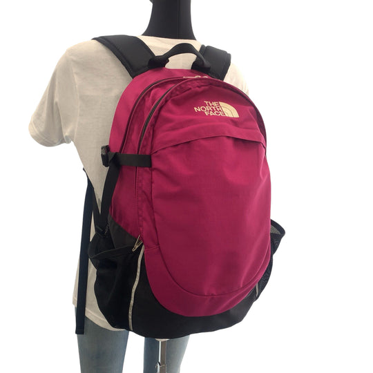 THE NORTH FACE Backpack canvas pink BORDER LINE 30L logo