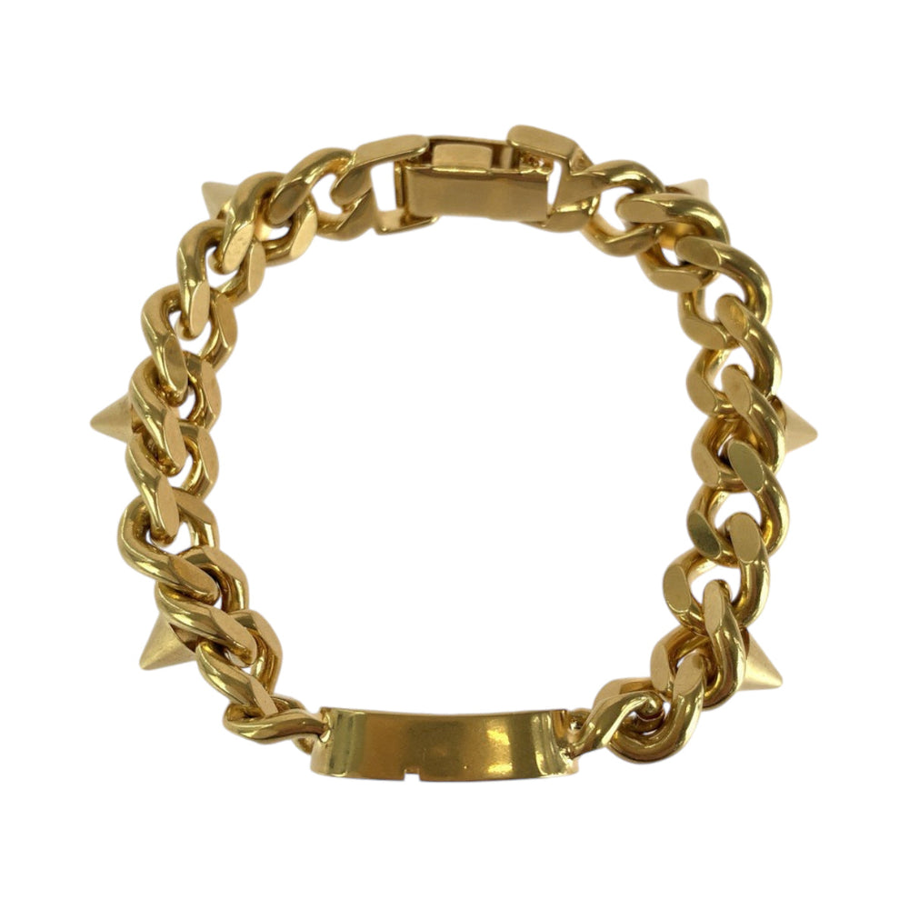 Dior bracelet plating gold bracelet 30 Montaigne CD logo Women Used Authentic