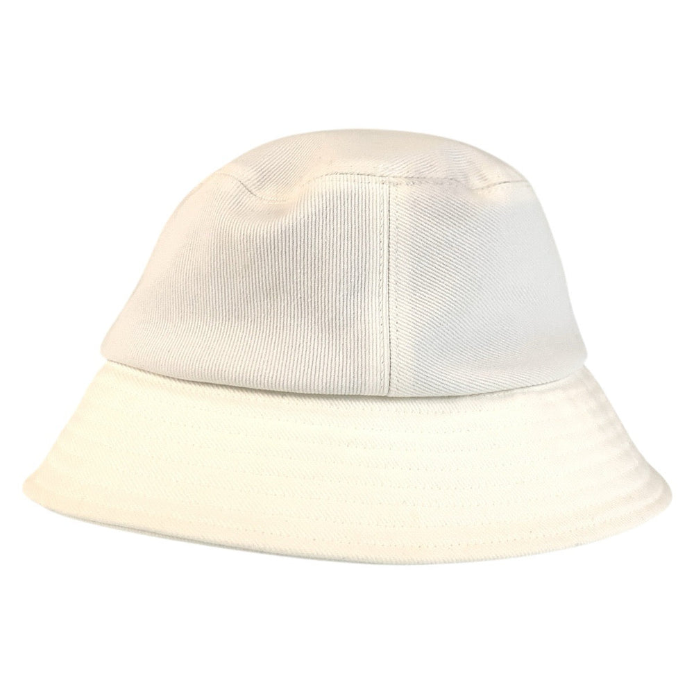 CHANEL hat cotton white M