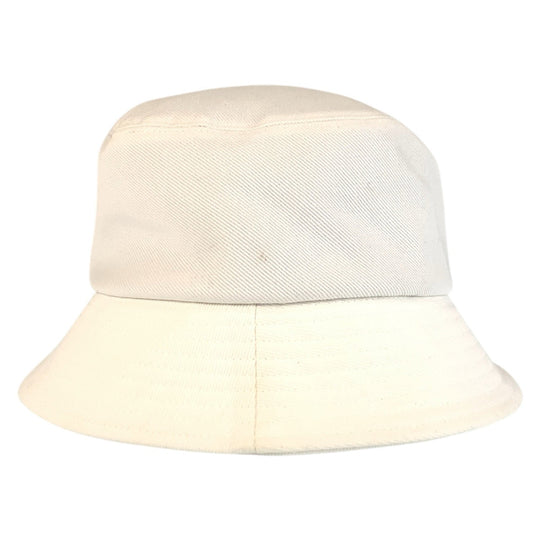 CHANEL hat cotton white M