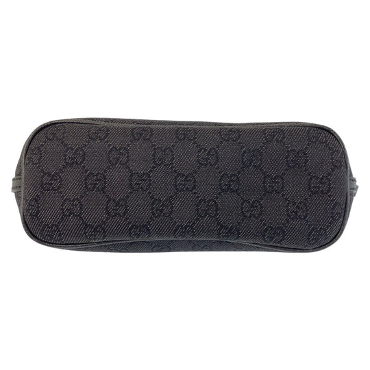 GUCCI Handbag 257300 GG canvas, leather black Handbag accessory pouch Women Used Authentic