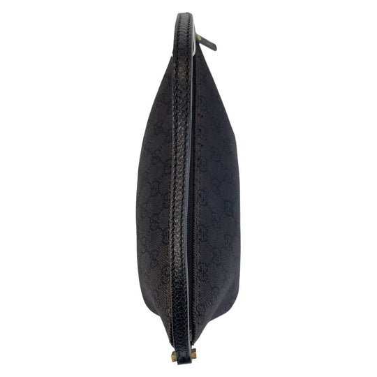 GUCCI Handbag 257300 GG canvas, leather black Handbag accessory pouch Women Used Authentic